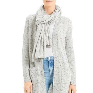 Theory-Clover Cashmere Donegal Knit Scarf